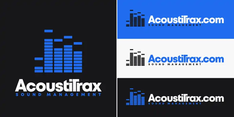 AcoustiTrax.com logo bundle image.