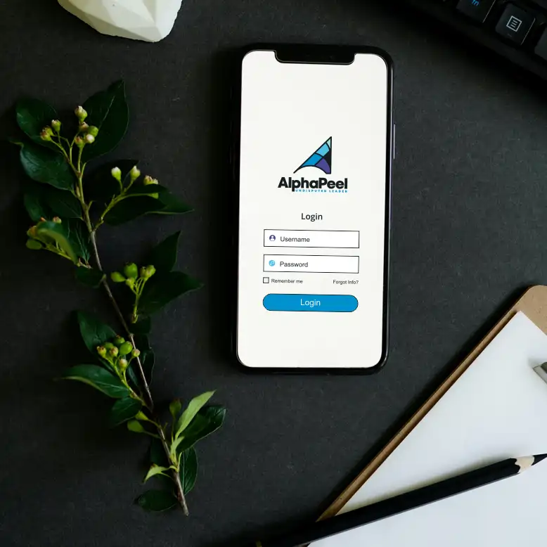 AlphaPeel.com marketing example image.