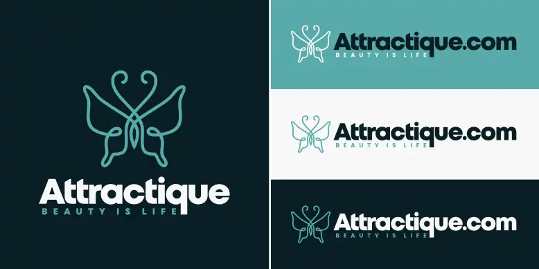 Attractique.com logo bundle image.