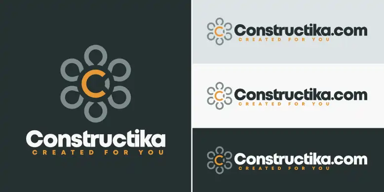 Constructika.com logo bundle image.