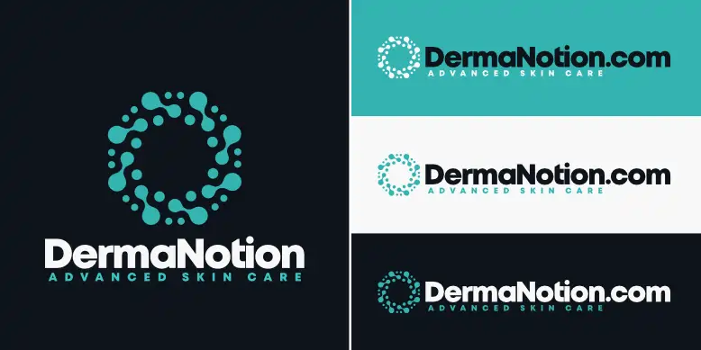 DermaNotion.com logo bundle image.
