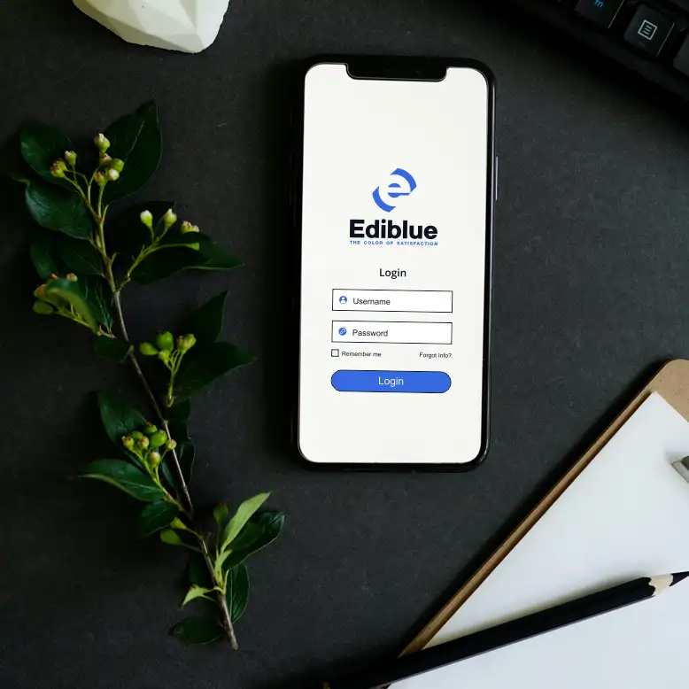 Ediblue.com marketing example image.