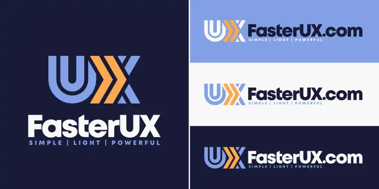 FasterUX.com logo bundle image.