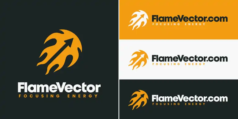 FlameVector.com logo bundle image.
