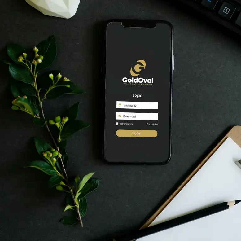 GoldOval marketing example image.