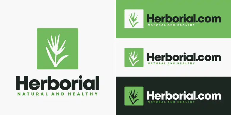 Herborial.com logo bundle image.