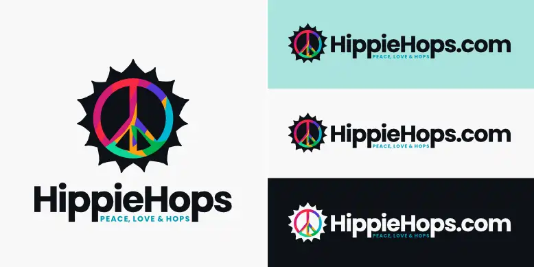 HippieHops.com logo bundle image.