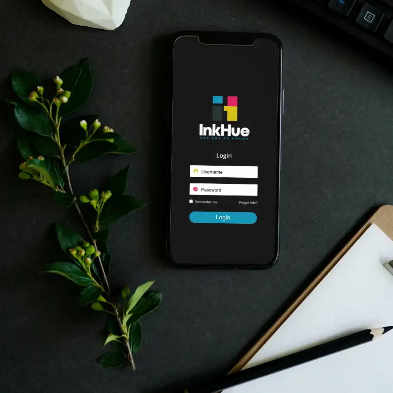 InkHue.com marketing example image.