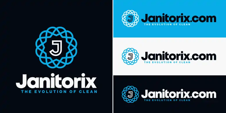 Janitorix.com logo bundle image.