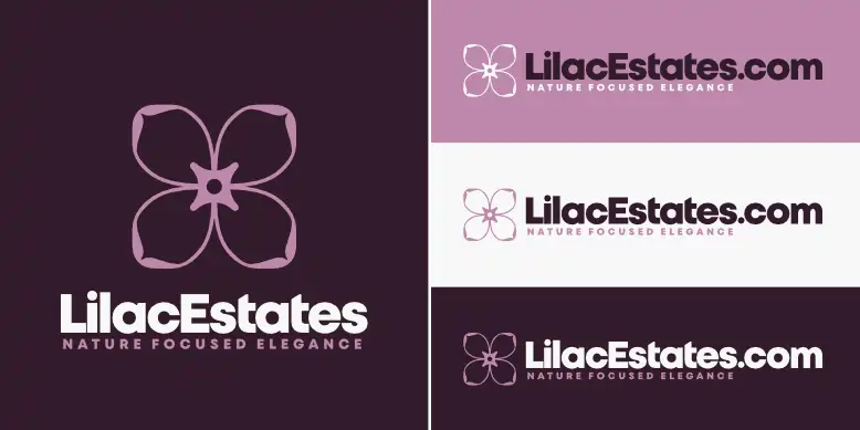 LilacEstates.com logo bundle image.