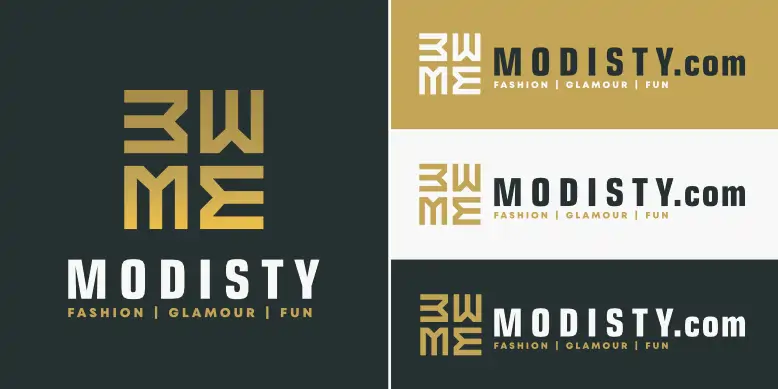 Modisty.com logo bundle image.