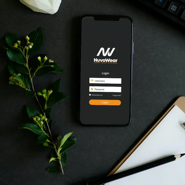 NuvoWear.com marketing example image.