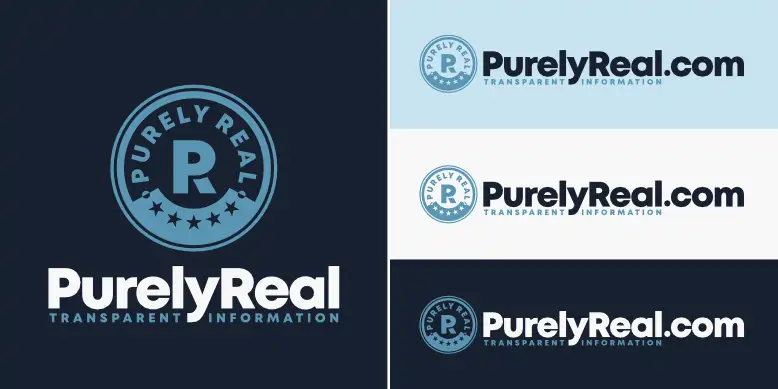 PurelyReal.com logo bundle image.