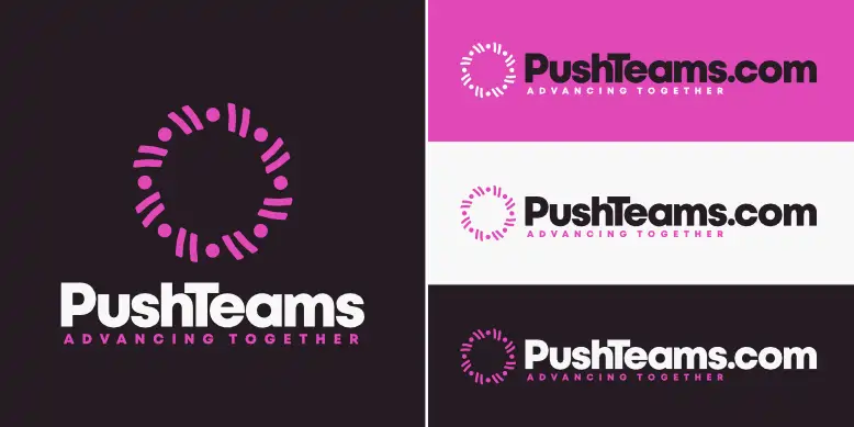 PushTeams.com logo bundle image.