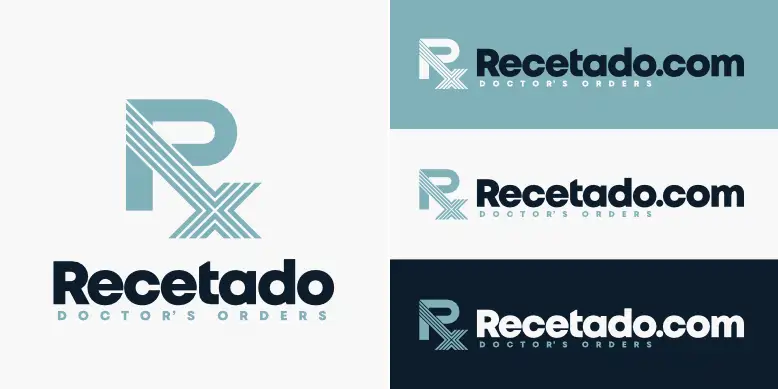 Recetado.com logo bundle image.
