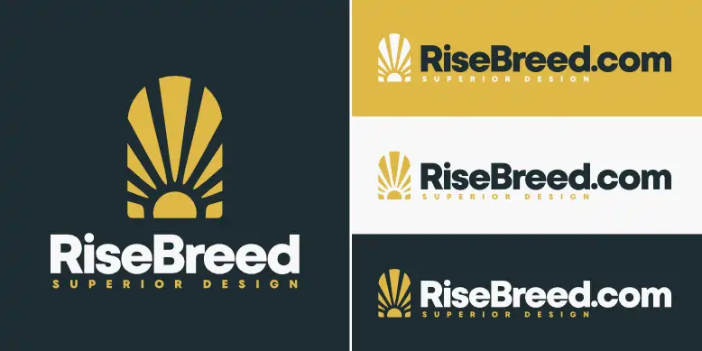RiseBreed.com logo bundle image.