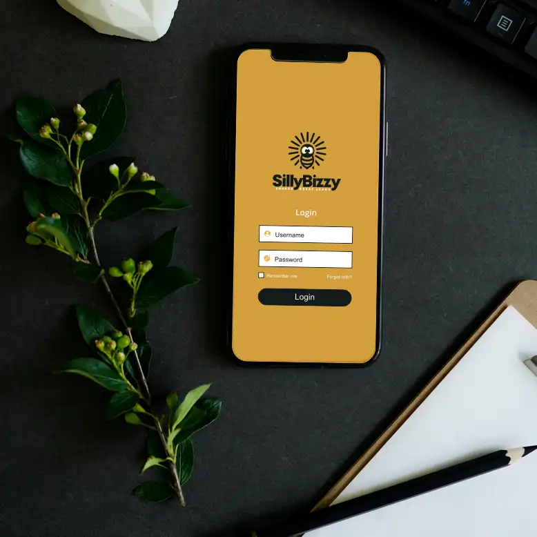 SillyBizzy.com marketing example image.