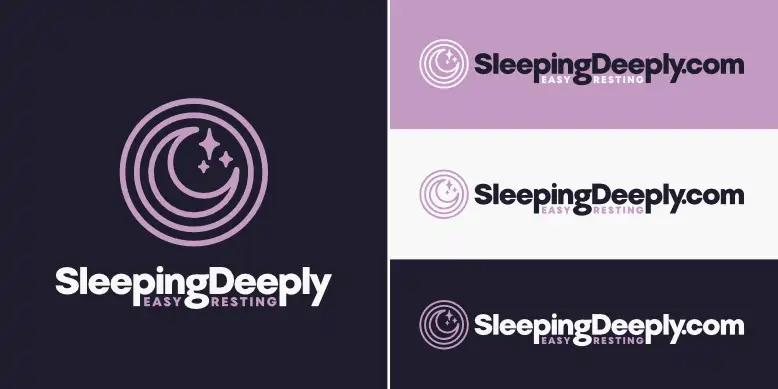 SleepingDeeply.com logo bundle image.