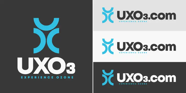 UXO3.com logo bundle image.