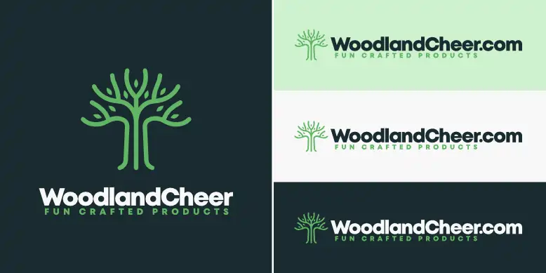 WoodlandCheer.com logo bundle image.